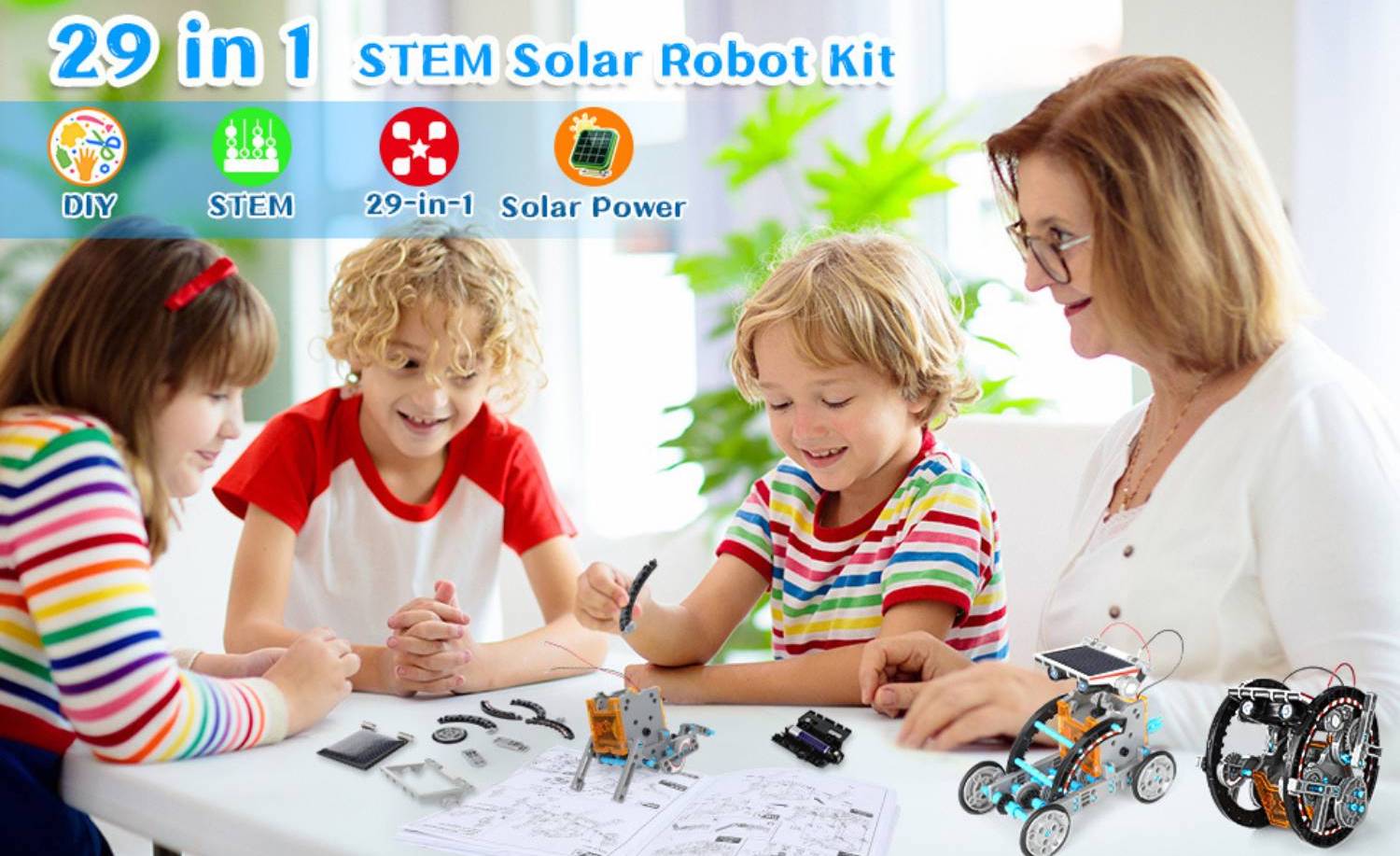 ชุดหุ่นยนต์ STEM สำหรับเด็ก — รูปภาพ 6