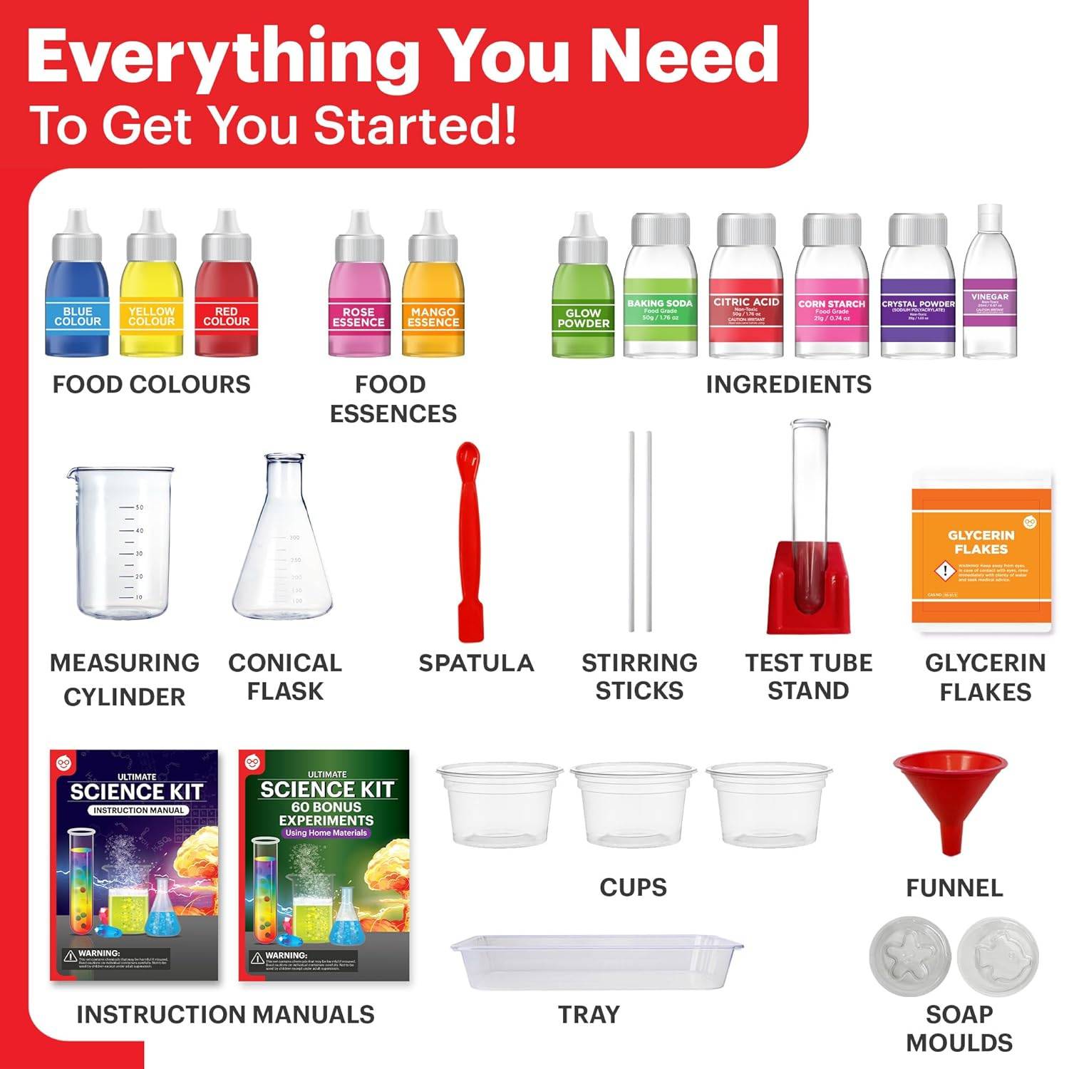 Science Kit for Kids — Specifications and dimensions